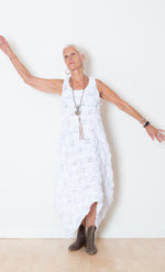Sale #394 Wavy White Chomp Dress