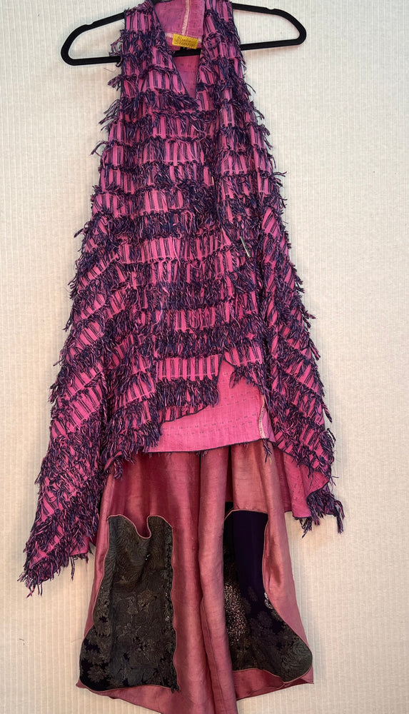 #950 Overdyed Erika’s Cotton Tassels Vest