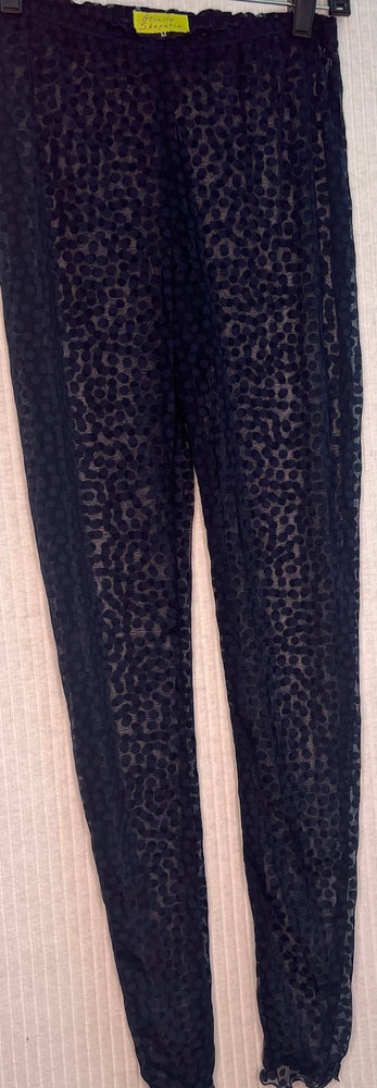 #958 Leggings in Navy Mesh