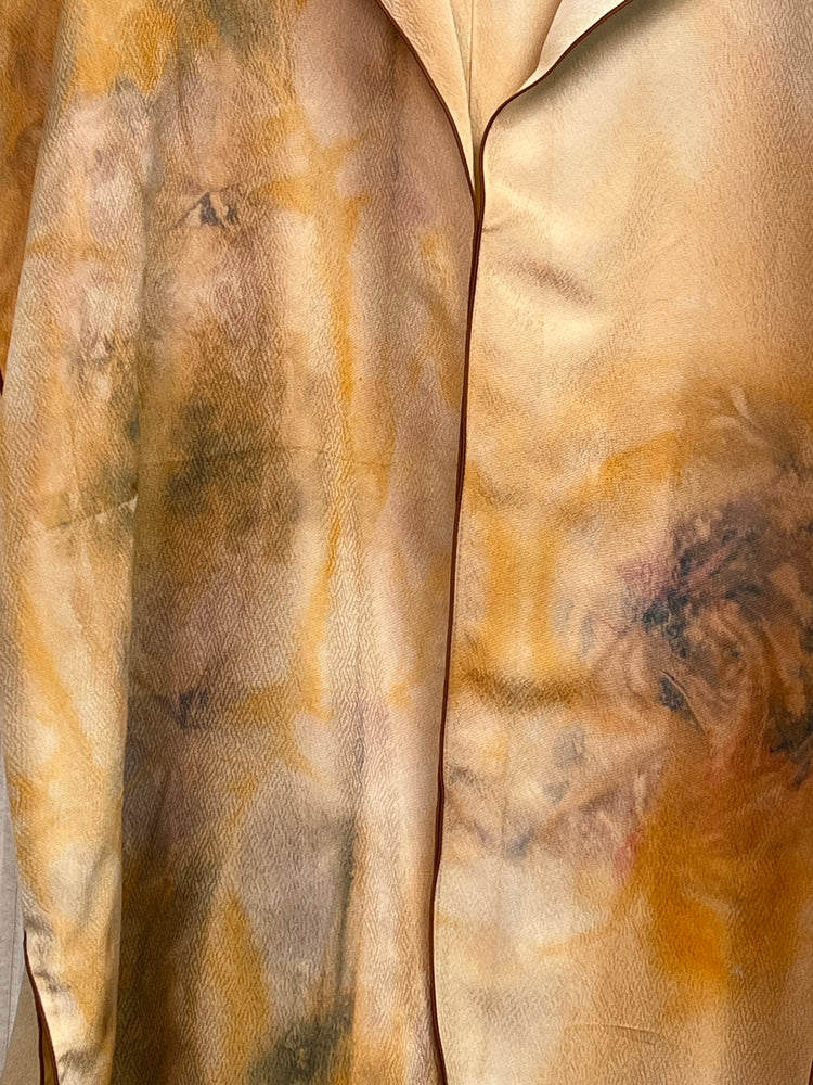 #1256 Risa Top OverDyed Silk Kimono