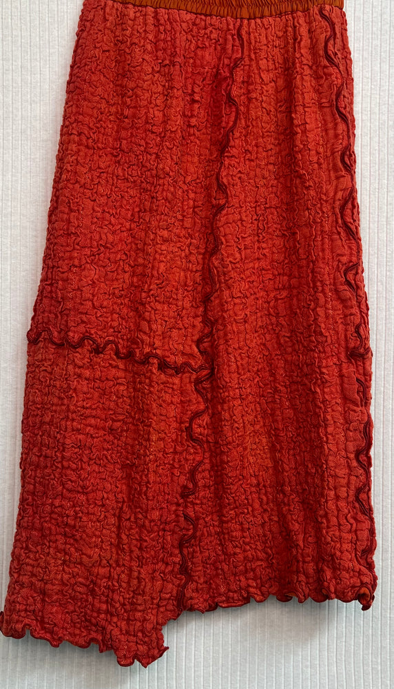 #1193 Pencil Skirt OverDyed Cotton Gauze