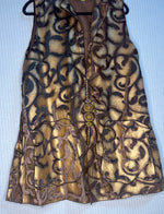 #953 Dancer’s Silk Velvet Vest