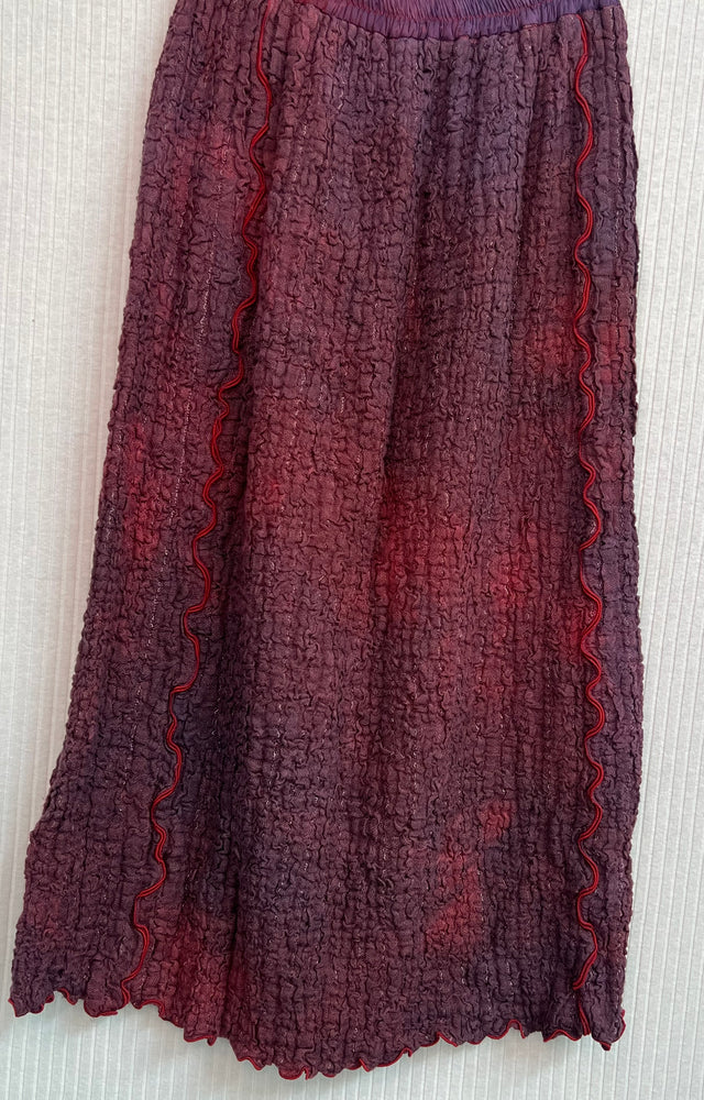 #1191  Pencil Skirt OverDyed Cotton Gauze