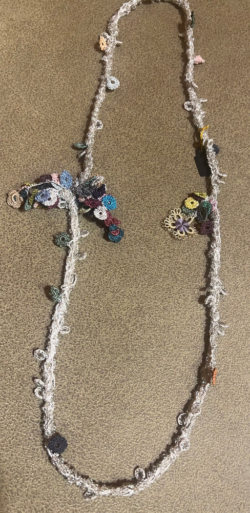 #1280 Antique Handmade Crocheted Oya Turkey