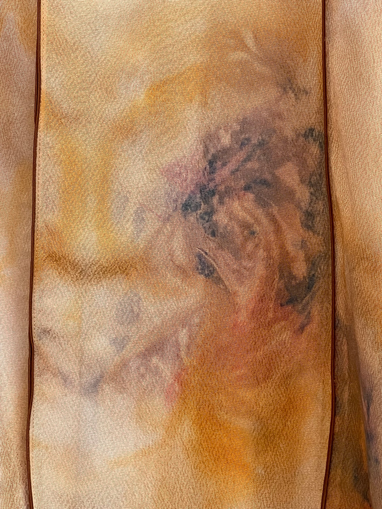 #1256 Risa Top OverDyed Silk Kimono