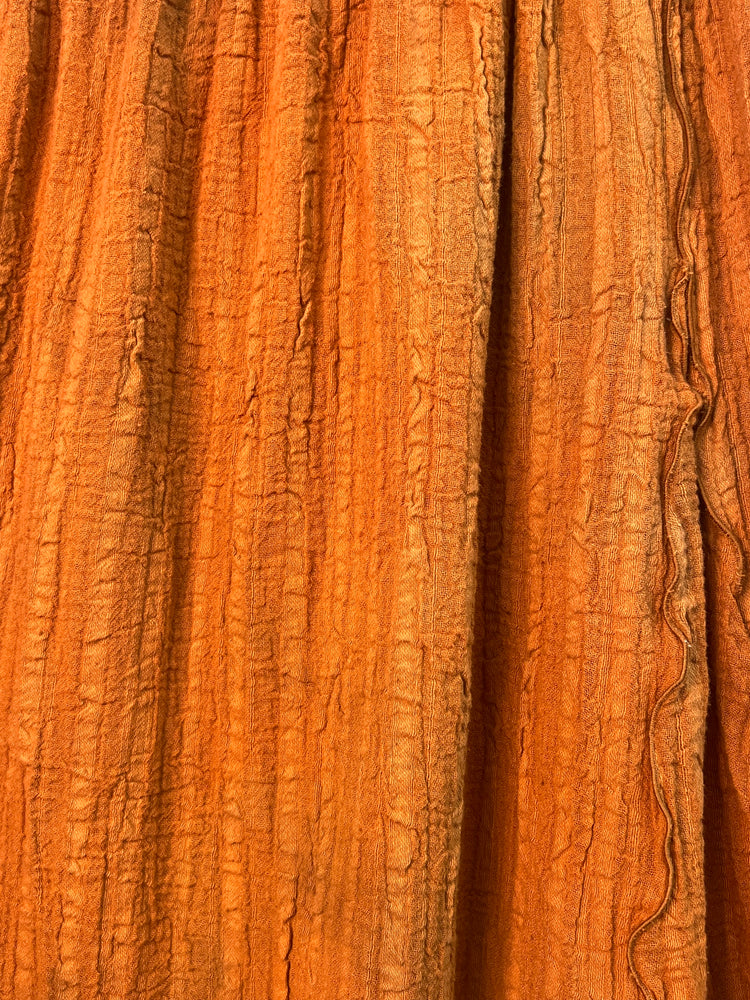 #1178 HandDyed Cotton Gauze Pencil Skirt