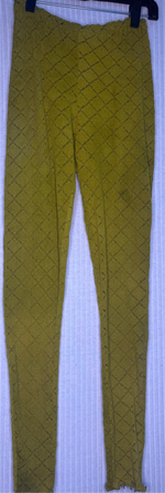 #1041 Overdyed Green Leggings