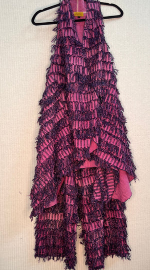 #950 Overdyed Erika’s Cotton Tassels Vest