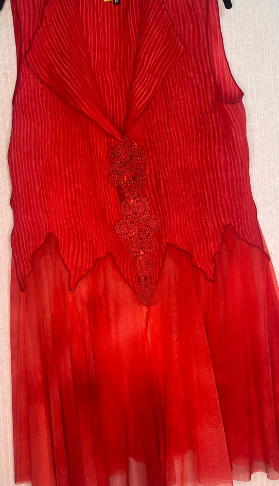 #1031 Breezy and Bobbin Lace Dyed Vest