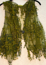 #844 Peter Pan Vest with Hanging Bobbles