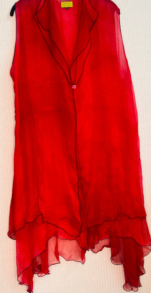 #978 Overdyed Silk Chiffon Japan