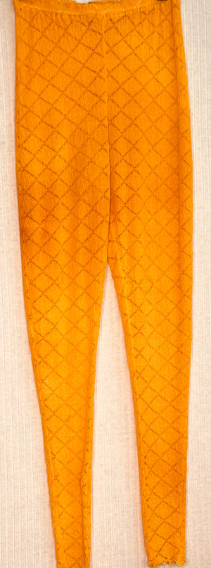 #1014 Overdyed Orange Leggings