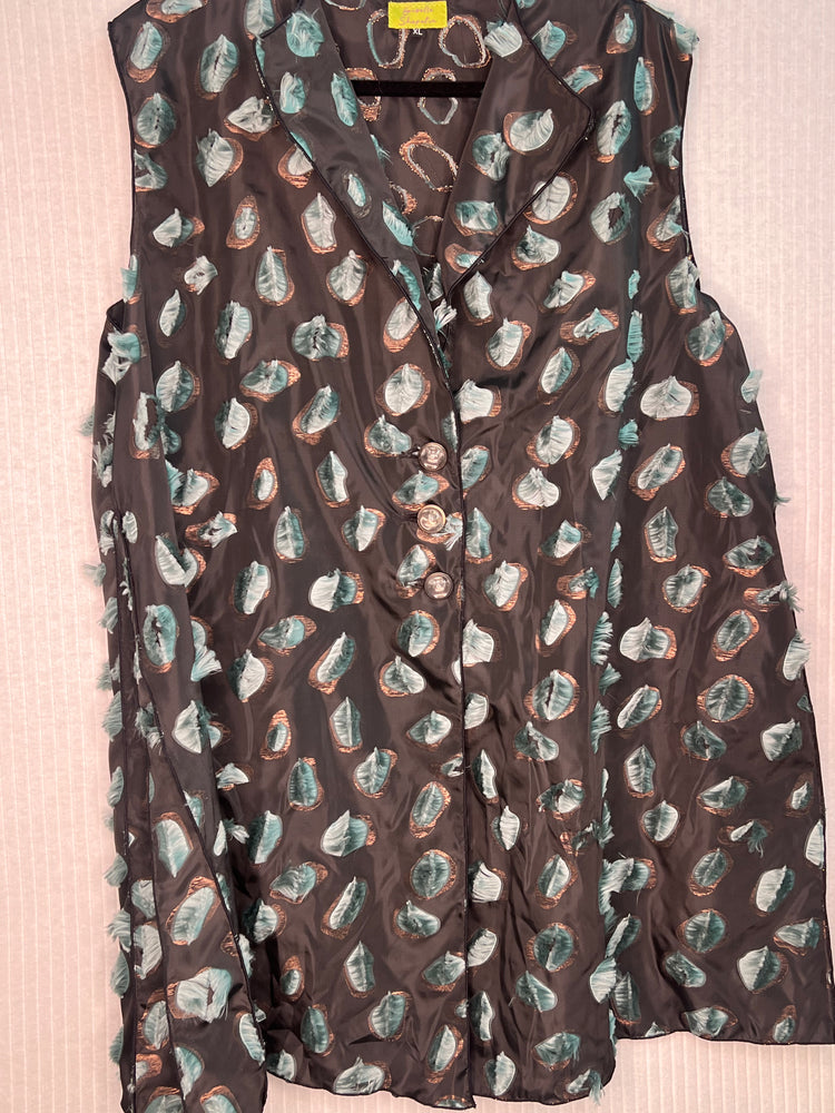 #458 Dancer’s Vest Aqua Cocoon