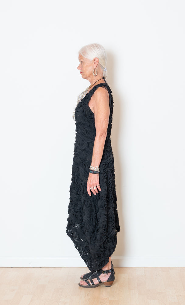 Sale #393 Wavy Black Chomp Dress