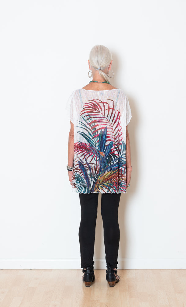 Sale #99 Fern Pattern Poncho/Vest/Top