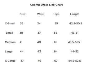 Sale #394 Wavy White Chomp Dress