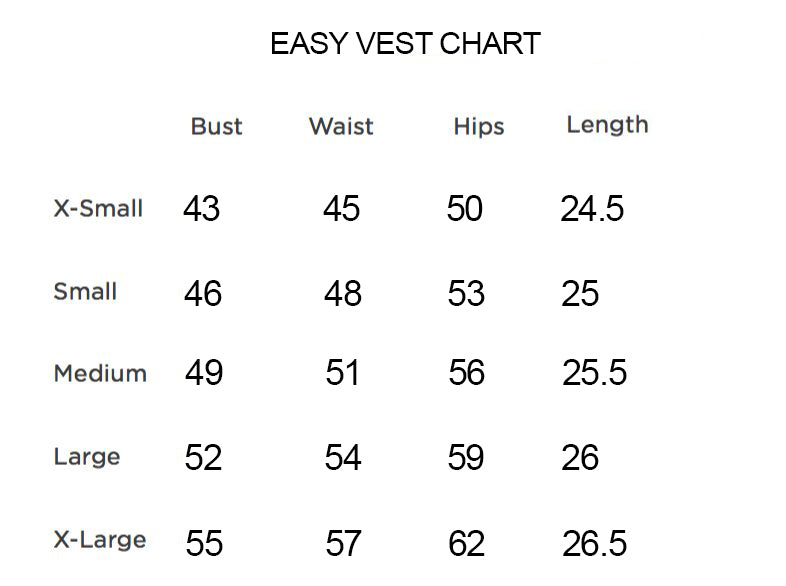 #85 Easy Vest Multi Colors Italian