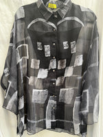 Sale #24 Oversized Bella Button-Down Shirt/Jacket