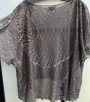 Sale #245 QT French Mesh Pullover Layering Top