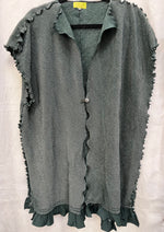 #654 Shibori Vest Evergreen