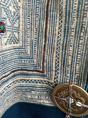 #570 QT Silk Kimono Fabric-Japan-Hmong Needlework