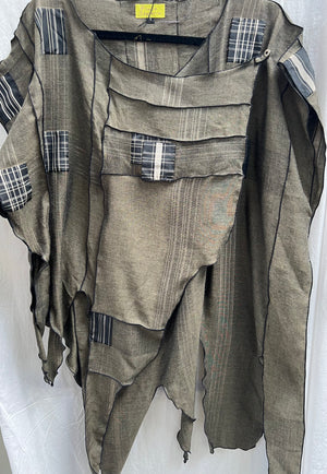 #388 Vest Tendrils Japanese Double-Weave