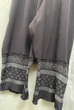 #461 Pants Silk Antique Shibori