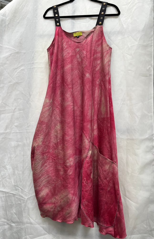 #643 Snappy Dress Rose Silk
