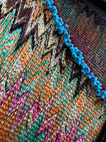 Sale #699 QT Knit with Antique Turkmen Tassles & Beaded, Crocheted Turkish Oya