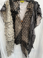 Sale #477 Easy Tendrils Pullover Faux Fur  Vest/Top