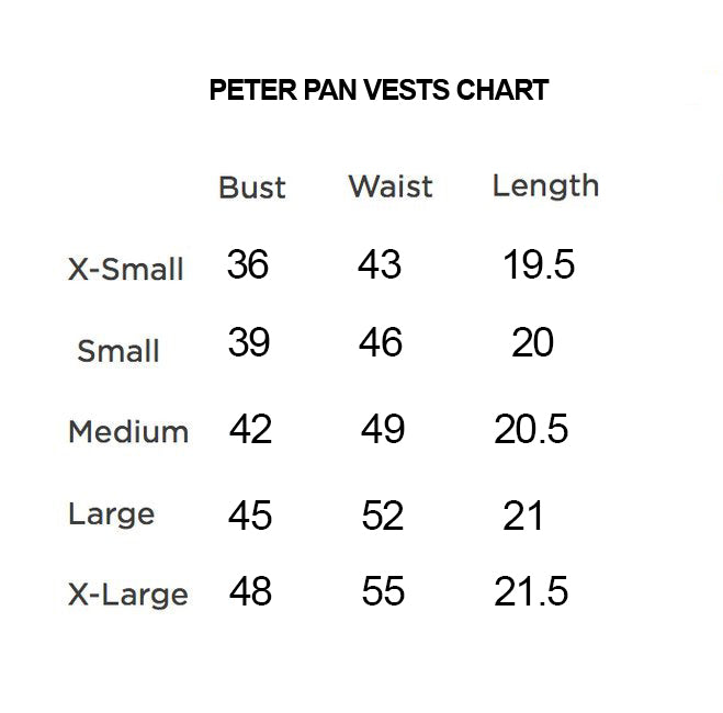Sale #203 Peter Pan Multi Colors Vest